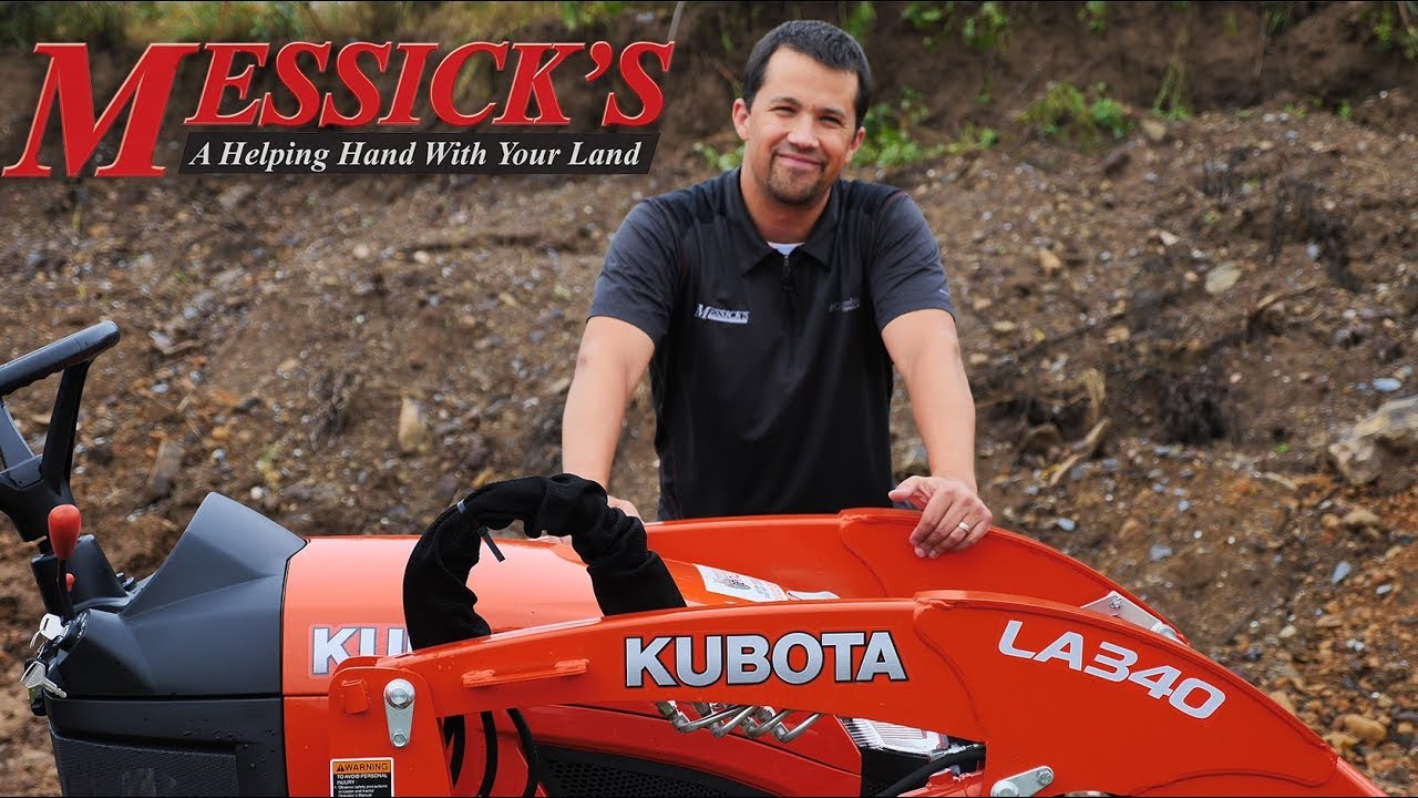 Where is the hydraulic fluid on a Kubota tractor? EN General