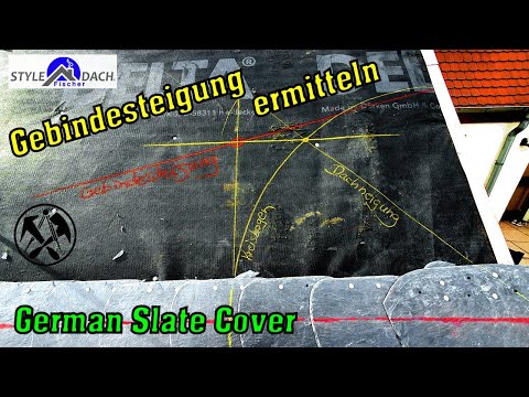 Gebindesteigung ermitteln - Schieferdach - Schieferdeckung - Schieferdecker aus Grimma