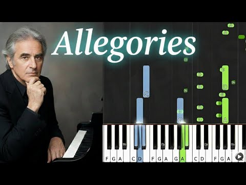 Saint Preux - Allegories (Le Piano d'Abigail 1983) | Synthesia Piano Tutorial