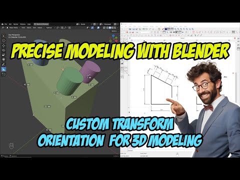 Precise Modeling with Blender: Custom Transform Orientation for 3D Modeling
