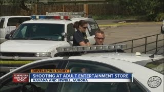 Employee shot at Aurora adult store
