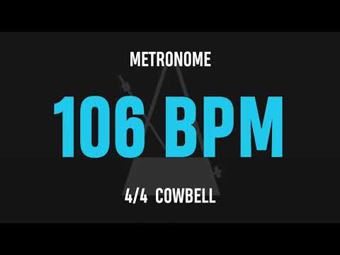 106 BPM 4/4 - Best Metronome (Cowbell)
