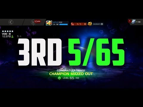 My 3rd Rank 5/65! - Rank-Up & Gameplay - Marvel Contest of Champions