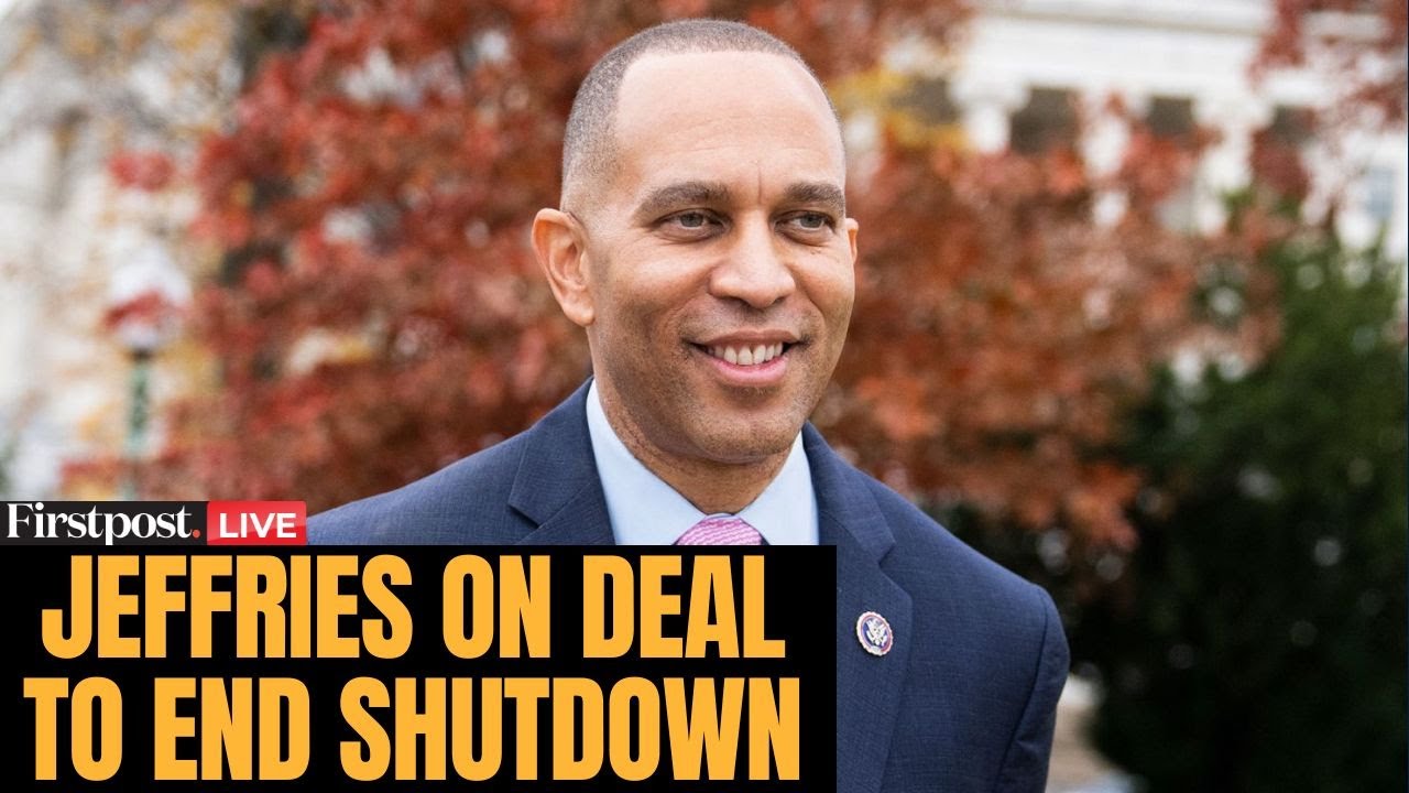 LIVE: Jeffries Addresses Reporters as Senate Passes Bill to Reopen US Government | N18G