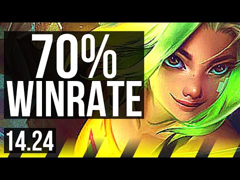 ZERI & Senna vs MISS FORTUNE & Karma (ADC) | 70% winrate | KR Master | 14.24