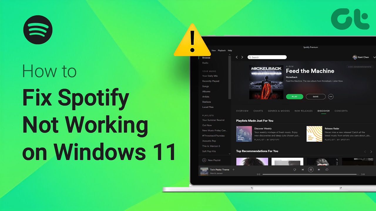 How to Fix Spotify Not Working on Windows 11 | Can't Play Right Now? | Spotify Not Responding?