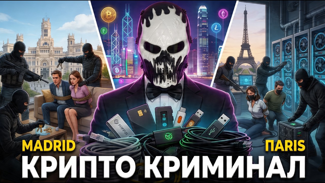 ИХ ПЫТАЛИ ЗА БИТКОИН: РЕАЛЬНЫЕ КЕЙСЫ КРИПТО-ОГРАБЛЕНИЙ - МАДРИД, ПАРИЖ, ГОНКО?