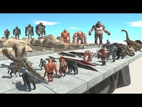 UNITS WITH HAND PUNCH CHALLENGE - Animal Revolt Battle Simulator