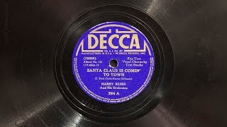Santa Claus Is Comin' to Town • Harry Reser & His Orchestra (EMG Mark IX Gramophone)