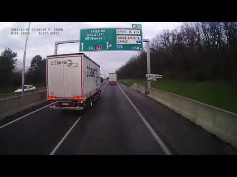 Slovakia. Motorway D2, Bratislava-Harmincova — Bratislava-Lamač, 2017, 4x