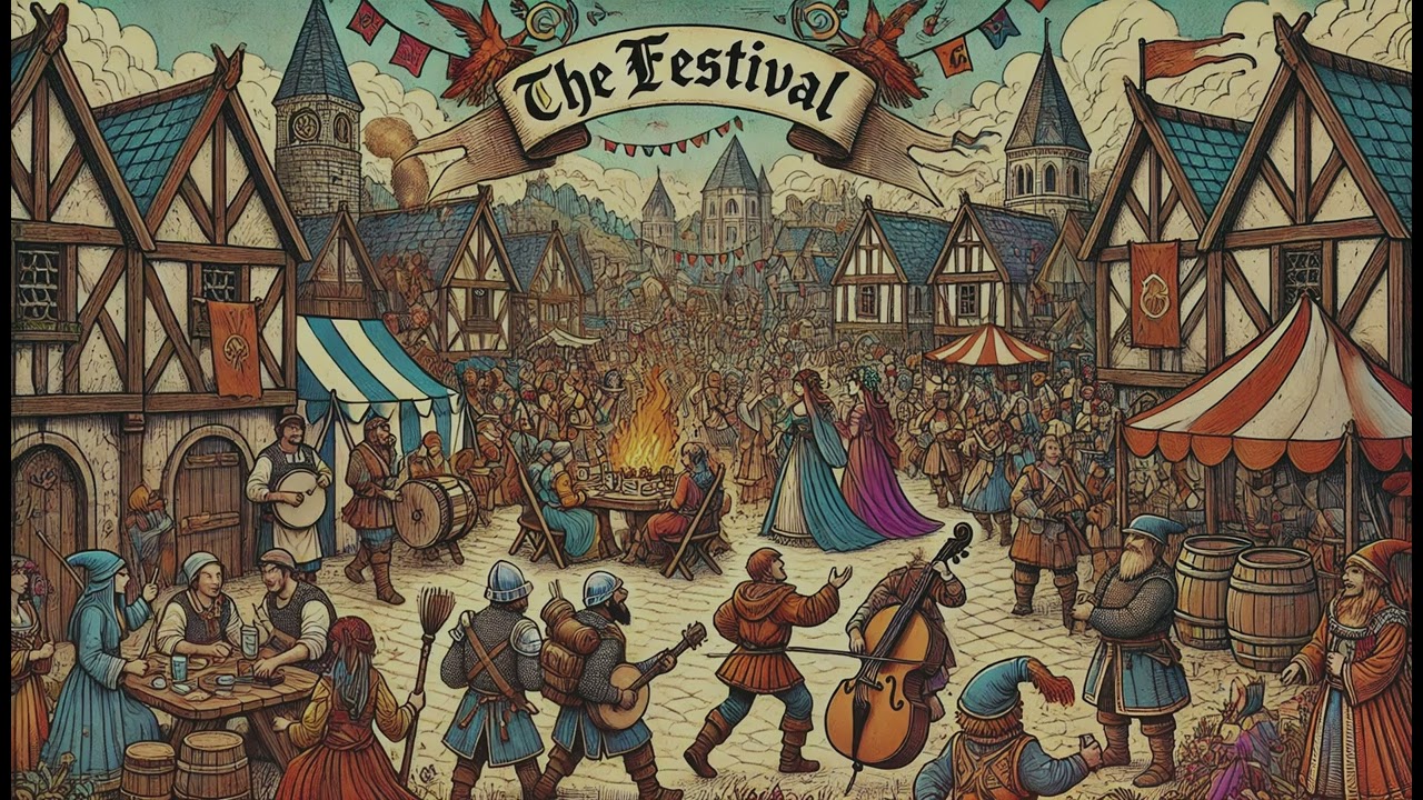 The Festival - Música Épica para Festas e Banquetes Antigo, calmaria, taverna, ambiente medieval.