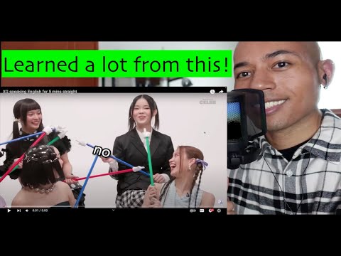 XG speaking English for 5 mins straight | reaction | SEKSHI V