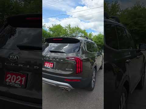 2021 Kia Telluride SX Limited AWD in Green for sale at Jerry Pfeil Chrysler Dodge Jeep Ram in New Hamburg, ON