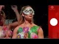 Occupy Carnival Topless Dancers Anti Govt Activists Protest In Rio De Janeiro