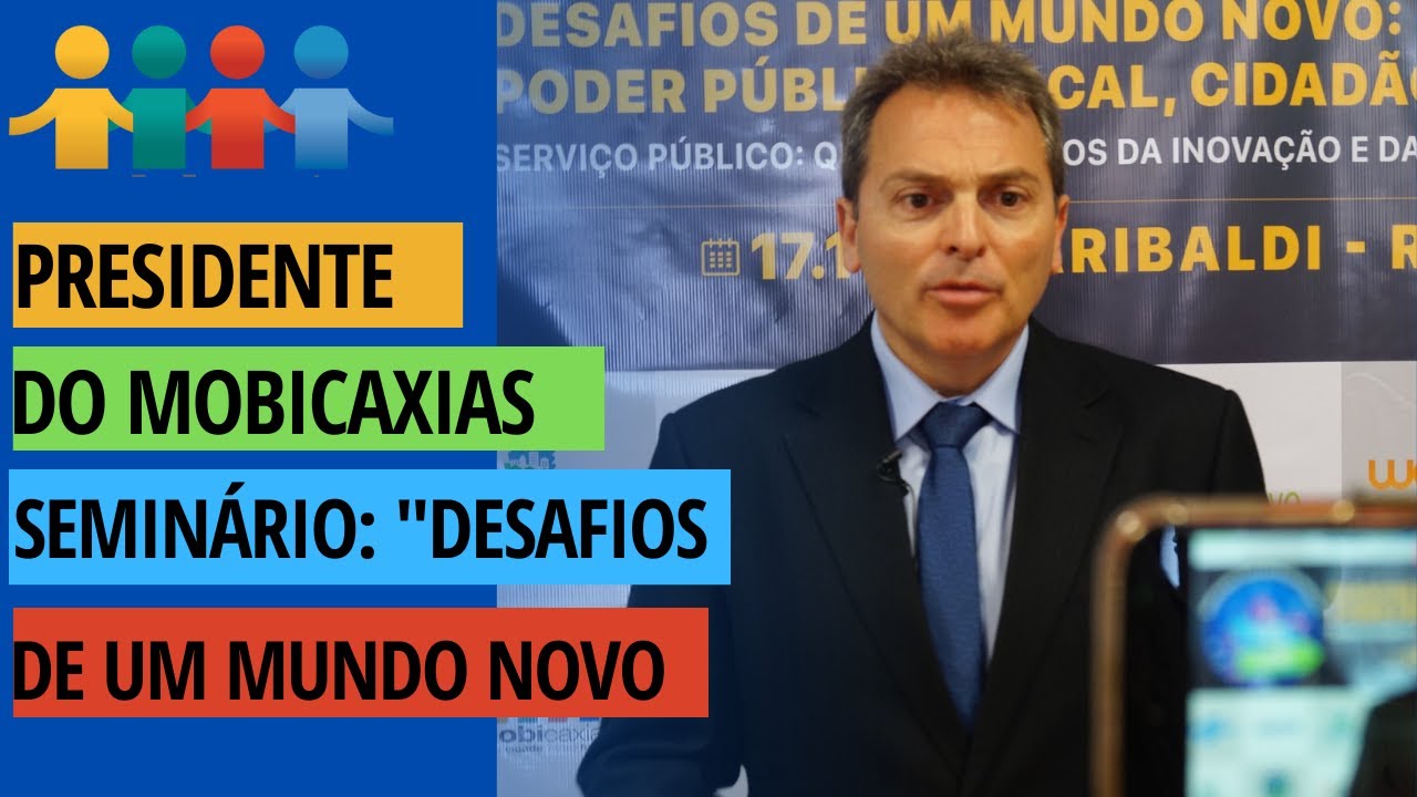 O SEMINÁRIO “DESAFIOS DE UM MUNDO NOVO: PODER PÚBLICO LOCAL, CIDADÃO GLOBAL” FOI REALIZADO NA SEDE DA CIC GARIBALDI