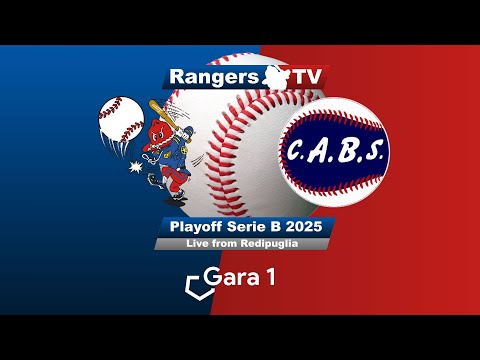 Playoff Serie B 2025: Rangers Redipuglia Vs C.A.B.S. Seveso - Gara 1 [LIVE]