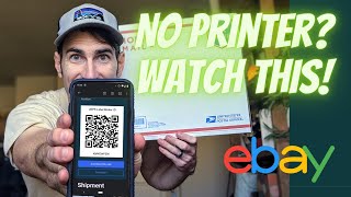 How to Ship on Ebay Without Printing a Label | Shipping without a Printer from Your Phone QR Code
