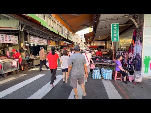 4K HDR｜Novo mercado de Taipei Sanchong Datong South Road
