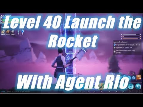 Plankerton - Launch the Rocket with Agent Rio, Fortnite Save the World Video