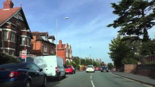 preview picture of video 'Driving On Bath Road, Commandery Road & Sidbury, Worcester, Worcestershire, England'