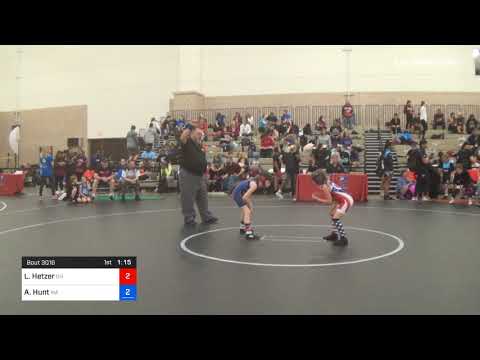 55 Lbs Semifinal Lyric Hetzer Team Ohio Vs Addison Hunt Team Washington