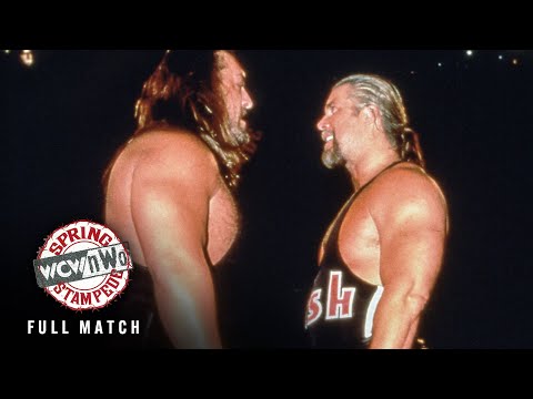 FULL MATCH: Hogan & Nash vs. Piper & Giant – Baseball Bat on a Pole Match: WCW Spring Stampede 1998