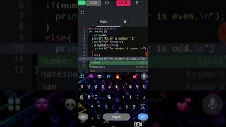 Enter a number in C language #coding #c #short