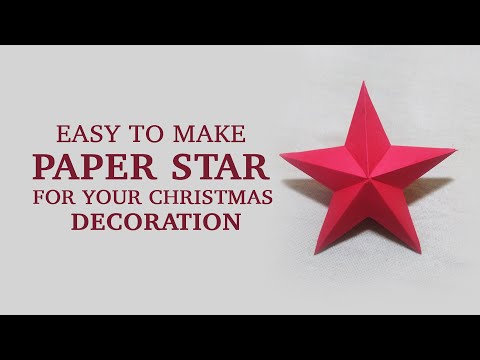 EASY TO MAKE STAR IN PAPER