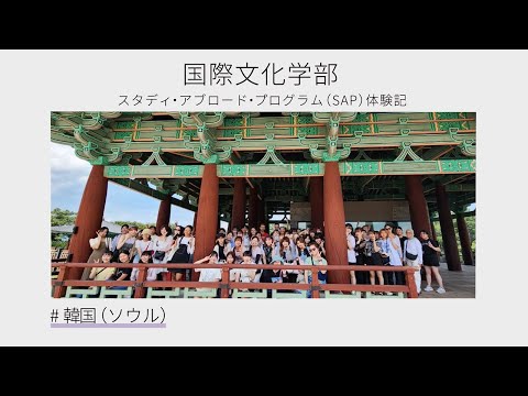 【海外短期研修：SAP】韓国（ソウル）
