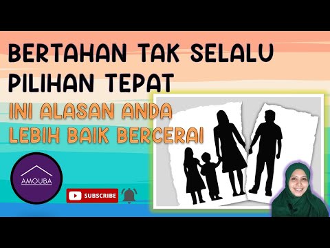 RUMAH TANGGA TAK BAHAGIA, LEBIH BAIK BERCERAI ATAU BERTAHAN?