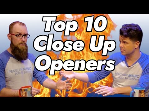 10 Attention Grabbing Close-up Magic Tricks! Top 10 BEST Openers