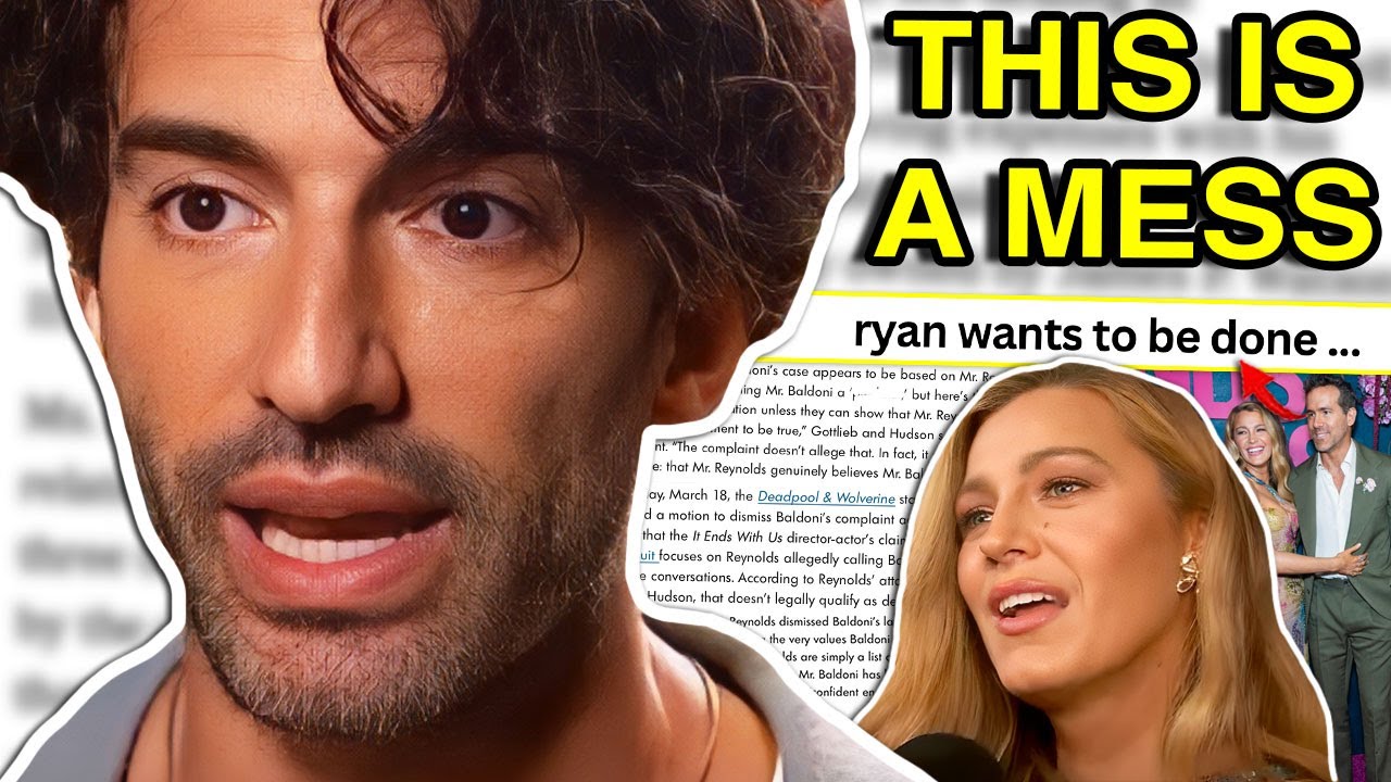 JUSTIN BALDONI LAWSUIT IS A MESS ... ryan reynolds wants out + more updates