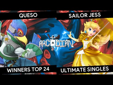 New England Ultimate Arcadian 2025 - Queso (Falco) vs Sailor Jess (Peach) - Winners Top 24