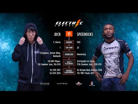 Tekken 7 - Elecric Cancel 2019 Top 8 Speedkicks (Hwoarang) VS JDCR (Drag)
