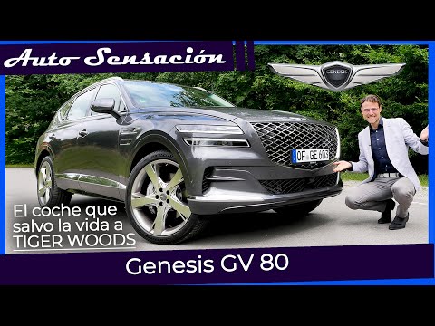 Prueba Genesis GV80 3.0 d 2021. El SUV de lujo koreano que se hizo famoso por Tiger Woods.