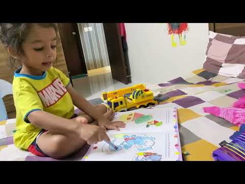 Shanay Learning Drawing :-)