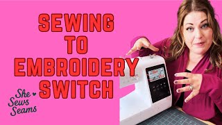 Sewing Machine ➡️ Embroidery Machine