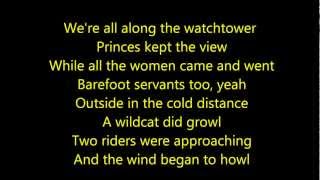 Video thumbnail of "Devlin - (All Along The) Watchtower Ft. Ed Sheeran Lyrics"