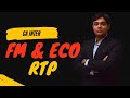 FM ECO RTP FOR NOV 2022 BY CA NAMIT ARORA SIR