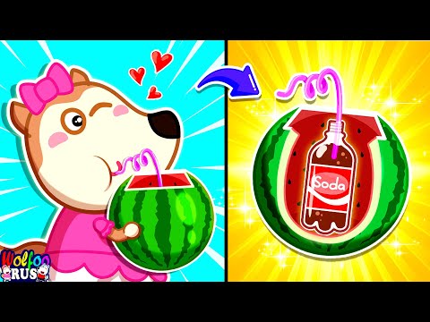 Не пей слишком много газировки, Люси! - Здоровые привычки для детей | Wolfoo Russian