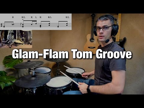 The Glam-Flam Tom Groove | Drum Lesson