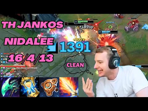 TH JANKOS PLAYS NIDALEE VS KAYN JUNGLE |EUW CHALLENGER PATCH 13.9| [Full Gameplay]