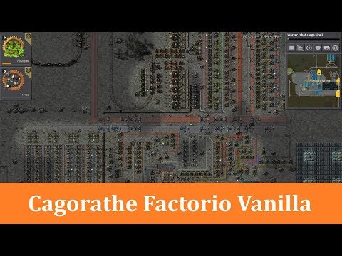 Cagorathe - Factorio Vanilla -  1500 Hours of Factorio Stream