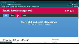 Sports Club Management System