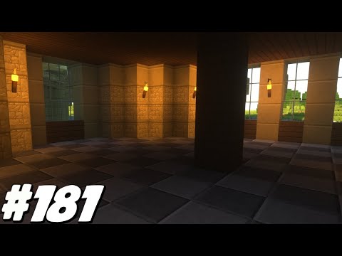 WORKING ON THE MANOR INTERIOR | MINECRAFT DINOSAURS |EP 181