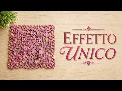 Unique effect crochet square — Cristiana Rossi