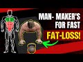 Single Kettlebell Man Maker Routine Builds Total Body Power & Muscularity | Coach MANdler