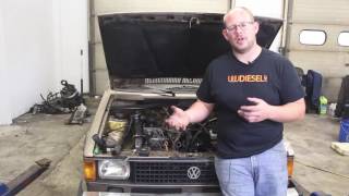 S&P Automotive TDI Caddy swap Part 2: Cable Clutch, Rod shift conversion and Exhaust