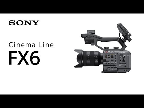 Sony FX6 Cinema Line Full-Frame Camera Body