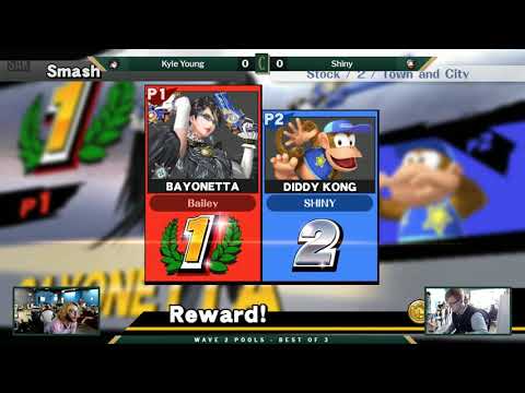 Chronicles: Origins 2 Pools - Kyle Young (Bayonetta) vs Shiny (Diddy Kong)